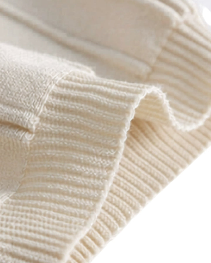 Zip-Up Polo Men Casual Daily Comfort Knitted Knit