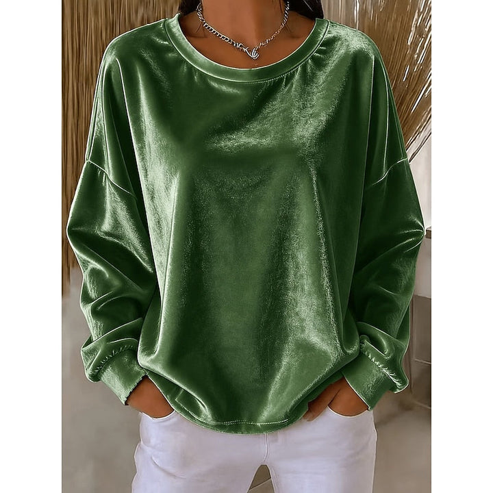 Rosanna Relaxed Crew-Neck Top, view 4 - Elena Harper
