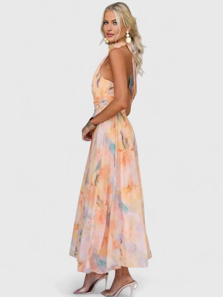 Emma & Rose Cape Town Caryzanna™ midi dress in a sophisticated summer design, featuring elegant fabric and a stylish silhouette.